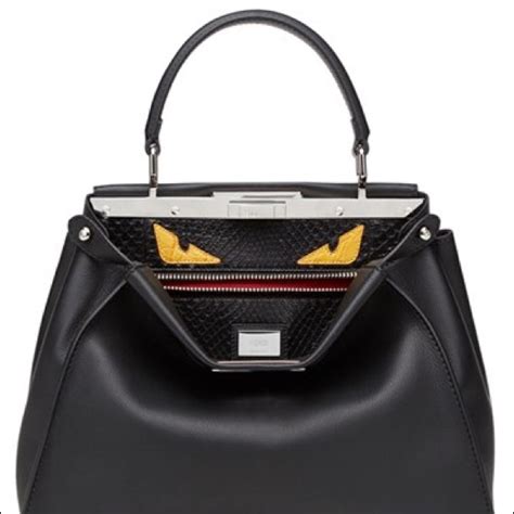 nylon fendi bag black|fendi black evening bag.